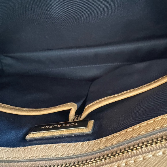 Tory Burch Tan Leather Tote Bag - Picture 6 of 10